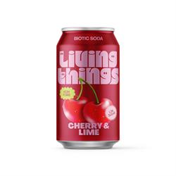 Living Things Living Things Cherry & Lime Prebiotic + Probiotic Soda 330ml