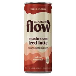 Mindfuel Flow Lion's Mane Mushroom Oat Latte Salted Caramel 250ml Caffeine-Free