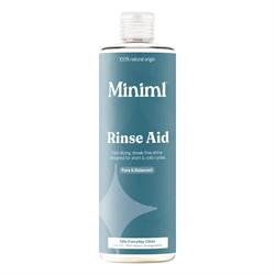 Miniml Dishwasher Rinse Aid Fragrance Free 400ml bottle