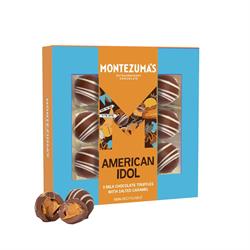 Montezumas Chocolate American Idol - 9 Milk Chocolate Truffles with Salted Caramel