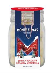 Montezumas Chocolate White Chocolate Caramel Snowballs Jar 450g