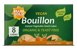 Marigold Marigold Organic Yeast Free Stock Cube Green 8 Cubes