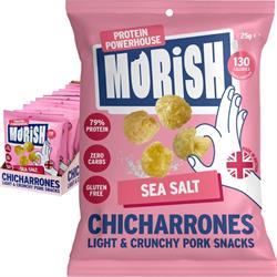 Morish Snacks Morish Snacks Pork Chicharrones Sea Salt 25g