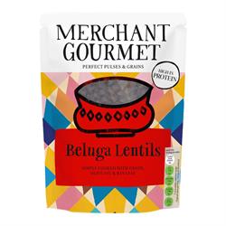 Merchant Gourmet Beluga Lentils Ready to Eat 250g