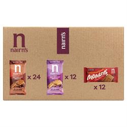 Nairns Nairn's Gluten Free Biscuit Break & Moments Mixed Case 1335g