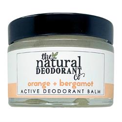 The Natural Deodorant Co. The Natural Deodorant Co. Orange + Bergamot Active Balm 55g
