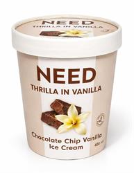 NEED Smooth Chocolate Chip Vanilla Ice Cream 400ml