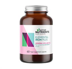 Native Nutrients Native Nutrients Elemental Iron 60caps