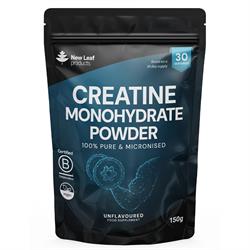 New Leaf Products FREE Creatine Monohydrate Powder - 100% Micronized 150g
