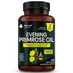 New Leaf Products Evening Primrose Oil 180 Softgels