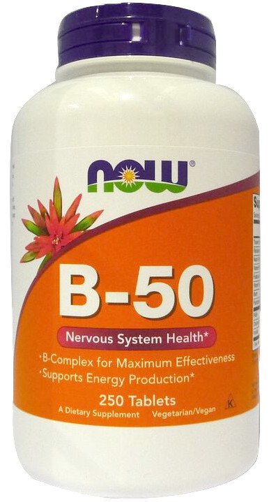 NOW Foods: Vitamin B-50 - 250 tablets