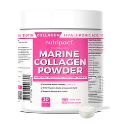 Nutripact Marine Collagen Powder Hyaluronic Acid & Vitamins - 300g