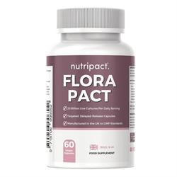 Nutripact Pre + Probiotics for Women - Intimate Flora & Gut Health 60 Caps