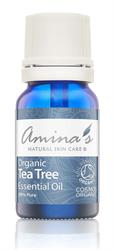 Amina's Natural Skincare Pure Organic TeaTree Essential Oil 10ml