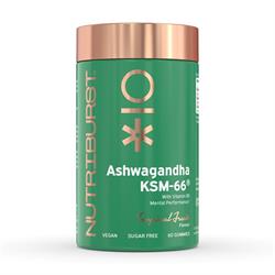 Nutriburst Sugar-Free Vegan Ashwagandha KSM-66 60 x Gummies 180g