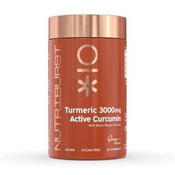Nutriburst Sugar-free Turmeric Curcumin 3000mg 60x Gummies