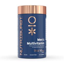 Nutriburst Sugar-Free Vegan Men's Multivitamin 60 x Gummies