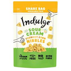 Indulge Indulge Corn Nibbles Sour Cream Flavour 100g