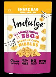 Indulge Smokehouse BBQ Corn Nibbles 100g