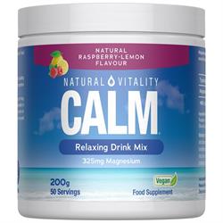 Natural Vitality Natural Vitality Calm Relaxing Drink Mix Raspberry Lemon 200g