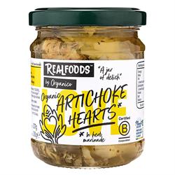 Realfoods by Organico Artichoke Hearts in Herb Marinade 190g
