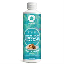 O3Omega Smoothies FREE O3Omega Brain Food Vanilla Fudge Liquid Supplement 450ml