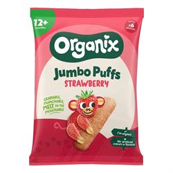 Organix Organix Jumbo Puffs Strawberry 25g