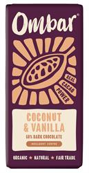 Ombar Ombar 60% Dark Chocolate Coconut & Vanilla Centres 70g