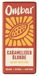 Ombar Ombar Blonde Caramelised White Choco Bar 70g