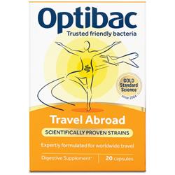 Optibac Probiotics Travel Abroad 20 capsules