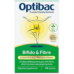 Optibac Probiotics Bifido & Fibre 10 Sachets