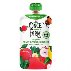 Once Upon a Farm Fruit & Veg Blend Apple Banana & Kale 90g