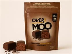 Over The Moo Chocolate Vegan Ice Cream Bites - 8 Bites - 72g