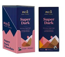 Pico Pico Organic Super Dark Chocolate 80g