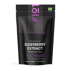 Alpha01 Alpha01 Organic Black Elderberry Extract 1200mg 90 Capsules