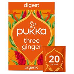Pukka Herbs Pukka Digest Three Ginger 20 Tea Bags