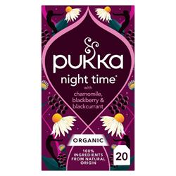 Pukka Herbs Pukka Night Time Berry Organic Herbal Tea x 20 sachets