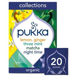 Pukka Herbs Organic Herbal Collection 20 Tea Sachets