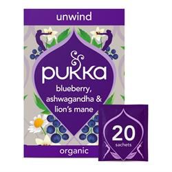 Pukka Herbs Unwind with lions mane tea bags