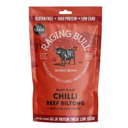 Raging Bull Snacks Chilli Beef Biltong 28g