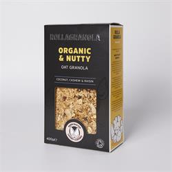 Rollagranola Rollagranola Organic & Nutty Oat Granola Gluten-Free & Vegan 400g