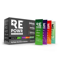 REPOWR Daily Electrolytes FREE Variety 40 Sachets Mix 2 | Clean Electrolytes