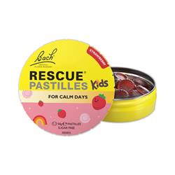 Rescue Kids Calming Pastilles in Strawberry Flavour 50g.