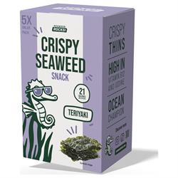 Seaweed Rocks Seaweed Rocks Crispy Seaweed Snack - Teriyaki - 5 snacks of 4.5 g