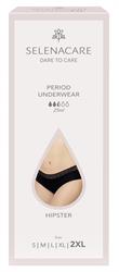 Selenacare Menstrual undies HIPSTER Black Size 2XL