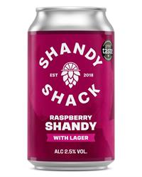 Shandy Shack Shandy Shack Raspberry Shandy with Lager 2.5% abv 330ml