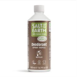 Salt Of the Earth SOTE Natural Deo Spray Refill 500ml Oud & Bergamot