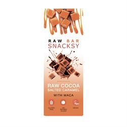 Snacksy FREE Snacksy Raw Choc alternative Salted Caramel with Maca 40g