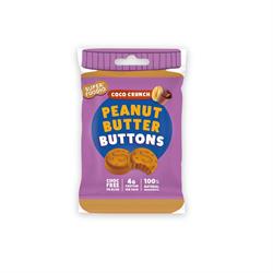 Superfoodio Peanut Butter Buttons - Coco Crunch 20g