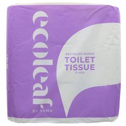 Suma Ecoleaf Toilet Tissue 9 Pack